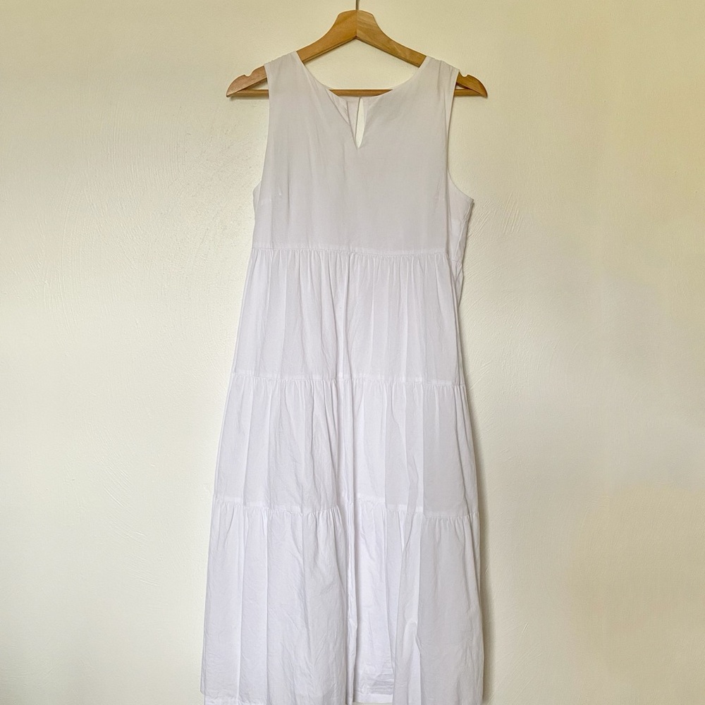 Banana Republic White Midi Dress